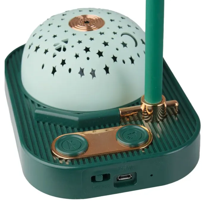 Лампа настільна акумуляторна нічник 3.2 Вт світильник з проекцією зоряного неба UP-180 Зелений (UP180GR) - зображення 5