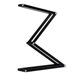 Лампа настільна акумуляторна складна 3 Вт світлодіодна лампа трансформер Чорний (HP719B)