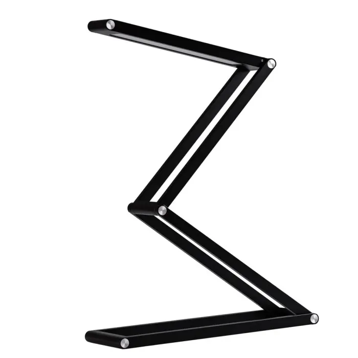 Лампа настільна акумуляторна складна 3 Вт світлодіодна лампа трансформер Чорний (HP719B) - зображення 1