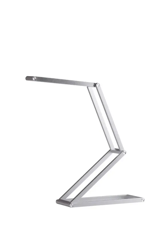 Лампа настільна акумуляторна складна 3 Вт світлодіодна лампа трансформер Срібло (HP719S) - зображення 1