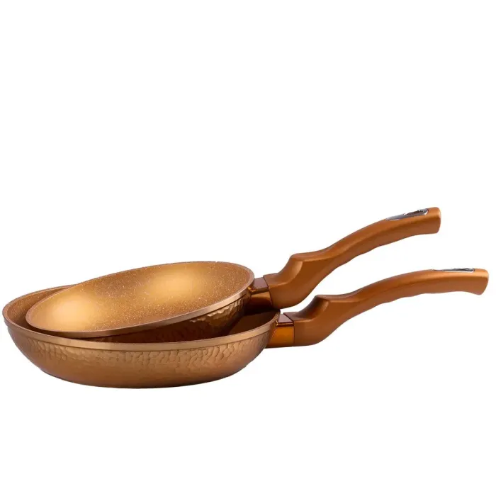 Набор кастрюль с антипригарным гранитным покрытием и сковорода и ковш с толстым дном. (HP654) - изображение 2