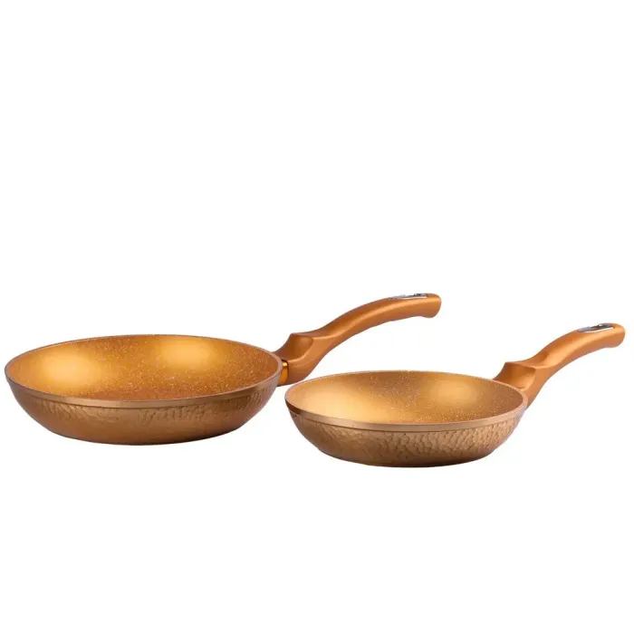 Набор кастрюль с антипригарным гранитным покрытием и сковорода и ковш с толстым дном. (HP654) - изображение 4