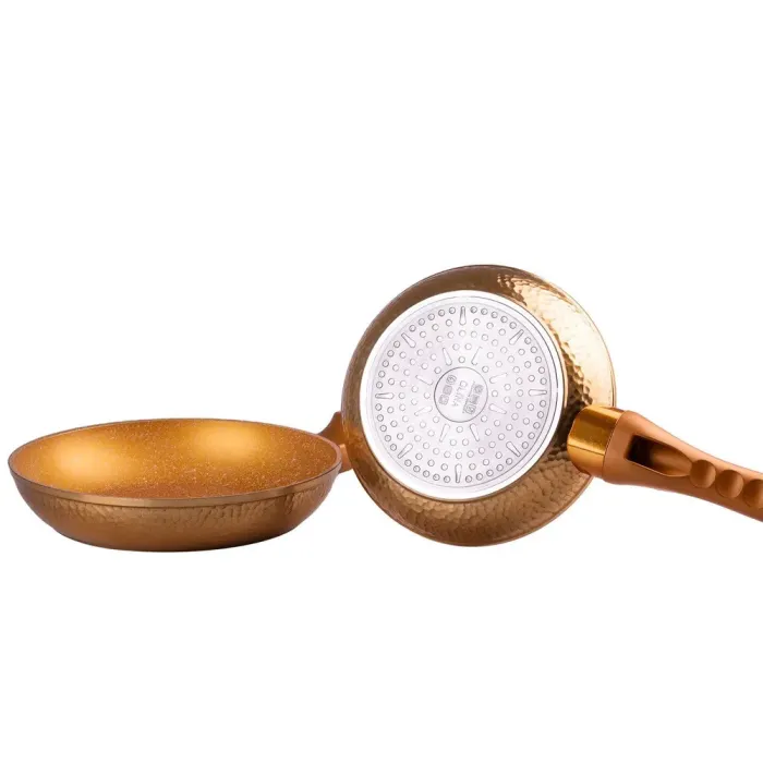 Набор кастрюль с антипригарным гранитным покрытием и сковорода и ковш с толстым дном. (HP654) - изображение 5