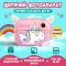 Фотоапарат дитячий акумуляторний для фото та відео FullHD з Wi-Fi, камера з вбудованим принтером Рожевий (UR190P)
