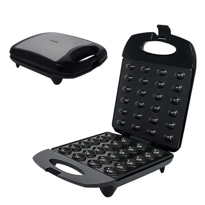 Орешница электрическая 1400 Вт на 24 орешка двухсторонний нагрев антипригарное покрытие Sokany HY-711 (HY711SS) - изображение 1