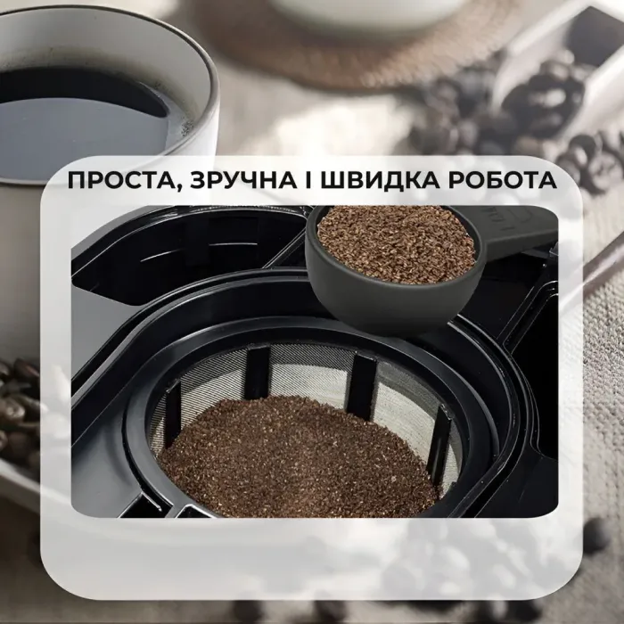 Кавоварка крапельна електрична з автопідігрівом 950 Вт 600 мл Sokany SK-124 (SK124B) - зображення 3