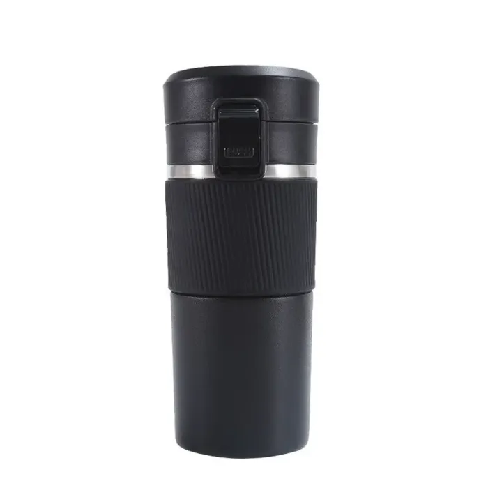 Термос металлический с поильником 400мл из нержавеющей стали, изолированный до 12 часов. (HP152B) - изображение 1