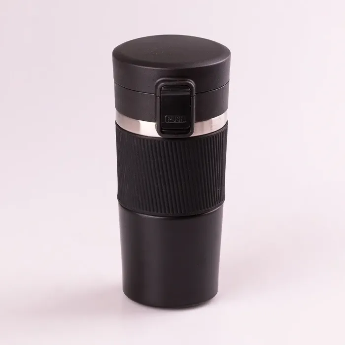 Термос металлический с поильником 400мл из нержавеющей стали, изолированный до 12 часов. (HP152B) - изображение 2