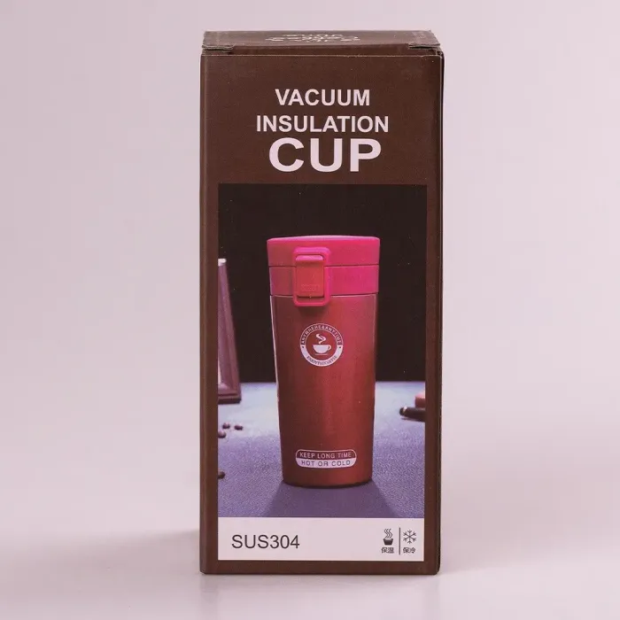 Термос металлический с поильником 400мл из нержавеющей стали, изолированный до 12 часов. (HP152B) - изображение 5