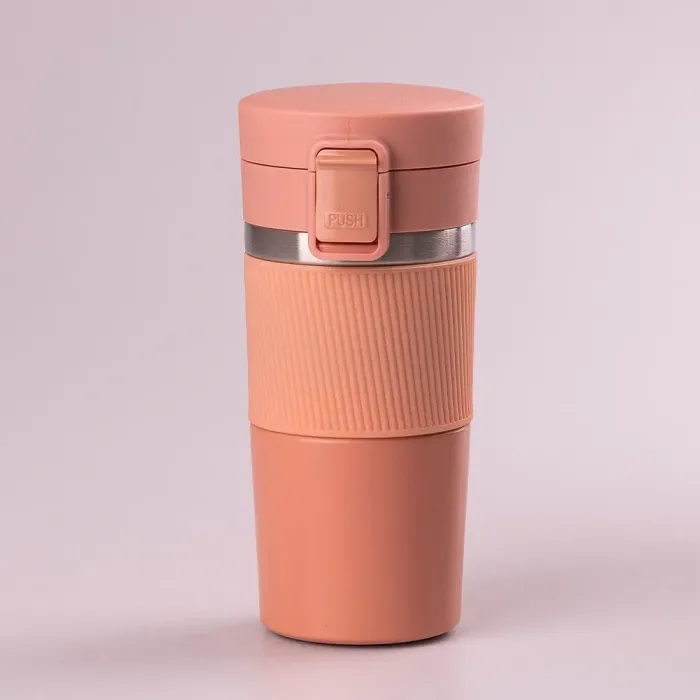 Термос металлический с поильником 400мл из нержавеющей стали, изолированный до 12 часов. (HP152P) - изображение 2