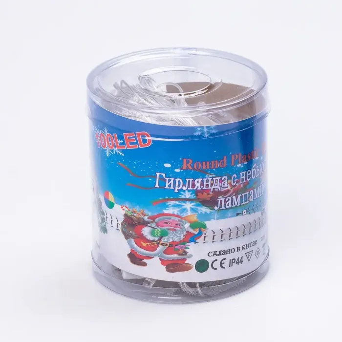 Гірлянда нитка 6м на 100 LED лампочок світлодіодна білий провід 8 режимів кольорова (W100LEDML) - зображення 9