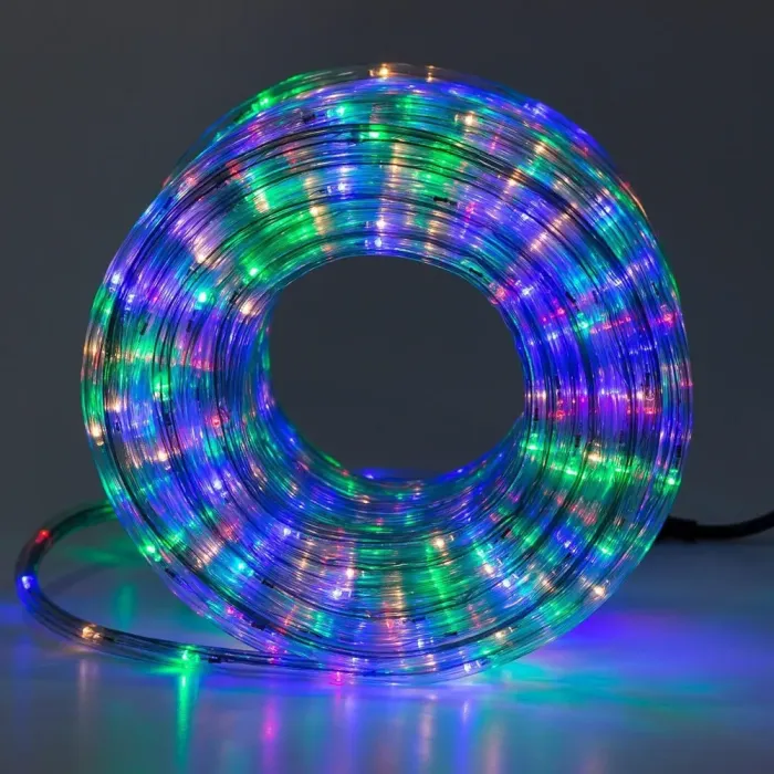 Гірлянда вулична стрічка Дюралайт 240 LED світлодіодна 7 м морозостійка кольорова (DR10МML) - зображення 8