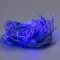 Гирлянда нить 6м на 100 LED лампочек светодиодная белый провод 8 режимов (W100LEDBL)