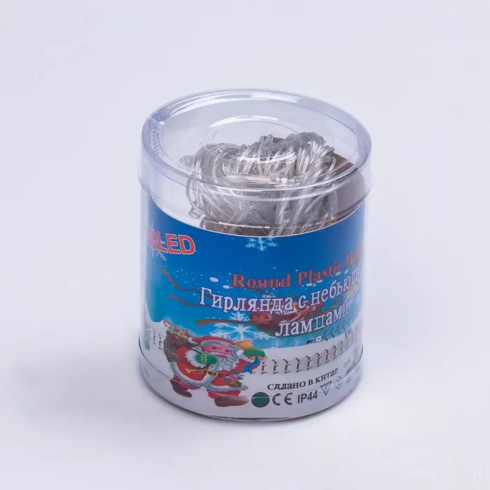 Гирлянда нить 6м на 100 LED лампочек светодиодная белый провод 8 режимов (W100LEDBL) - изображение 9