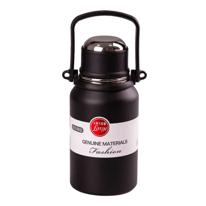 Термос из нержавеющей стали 900 мл с ручкой держит тепло до 12 часов (HP157B) - изображение 1