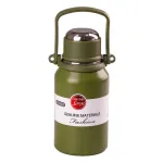 Термос із нержавіючої сталі 900 мл з ручкою тримає тепло до 12 годин Зелений (HP157GR)