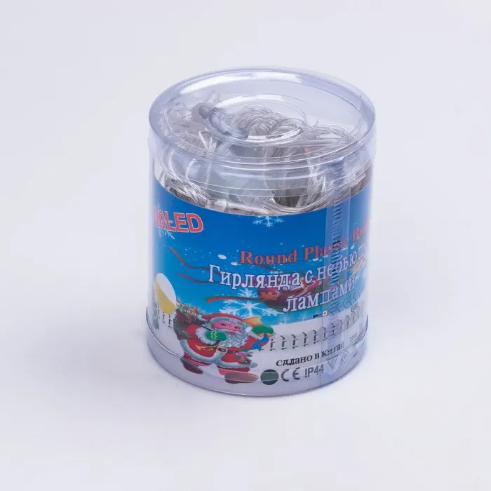 Гірлянда нитка 6м на 100 LED лампочок світлодіодна білий провід 8 режимів жовта (W100LEDY) - зображення 9