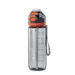 Пляшка для води з трубочкою 720 мл спортивна фляга прозора для напоїв з дозатором (HP158B)