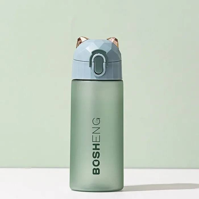 Бутылка для воды на 450 мл прозрачная для напитков. - изображение 2