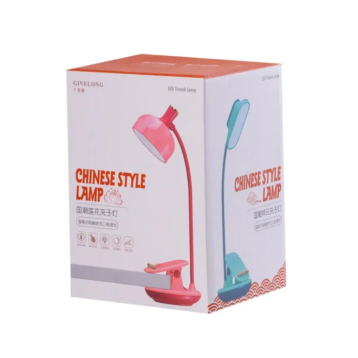 Лампа настільна з підставкою для телефона з акумулятором і USB лампа гнучка сенсорна 2 Вт GL-565 М'ятний (GL565M) - зображення 5