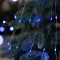 Гірлянда кінський хвіст Роса 20 ниток на 600 LED світлодіодна лампочок мідний провід 3 м 8 режимів синя (1733014BL)