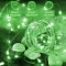 Гірлянда Роса 5 метрів на батарейках гнучка на 50 LED світлодіодна гірлянда мідний провід зелена (1733025GR)