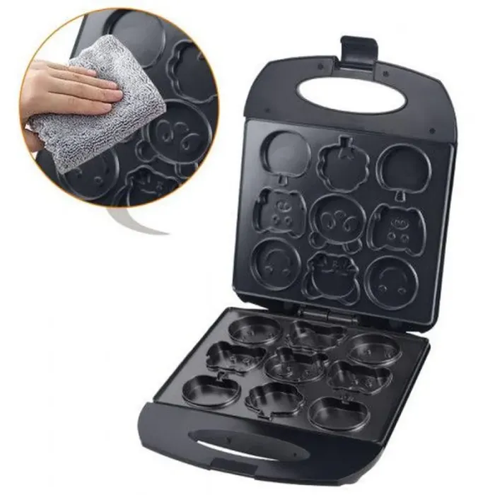 Мультипекар електричний 1400 Вт вафельна сендвіч машина з антипригарним покриттям (SK130BST) - зображення 3