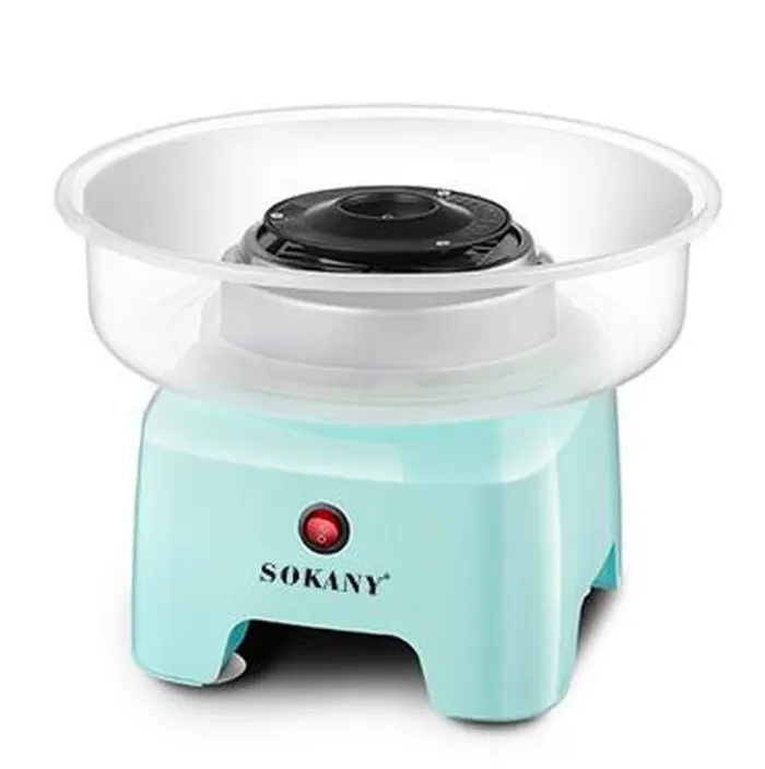 Аппарат для солодкої вати 500 Вт машинка для сахарної вати для дому блакитний (SK520M) - зображення 2