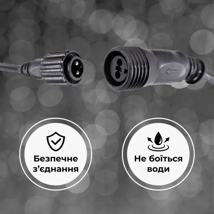 Гірлянда стрічка вулична Дюралайт 480 LED світлодіодна 16 м морозостійка білий провід біла (DR20МW) - зображення 6