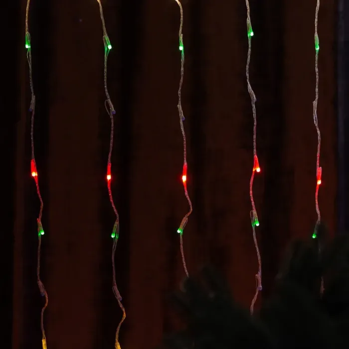 Гірлянда Водоспад 3х3 м 270 LED (560 L) лампочок світлодіодна білий провід 10 ниток 8 режимів кольорова (1733049ML) - зображення 8