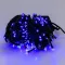 Гірлянда нитка 14м на 300 LED лампочок світлодіодна чорний провід 8 режимів роботи синя (M300LEDBL)