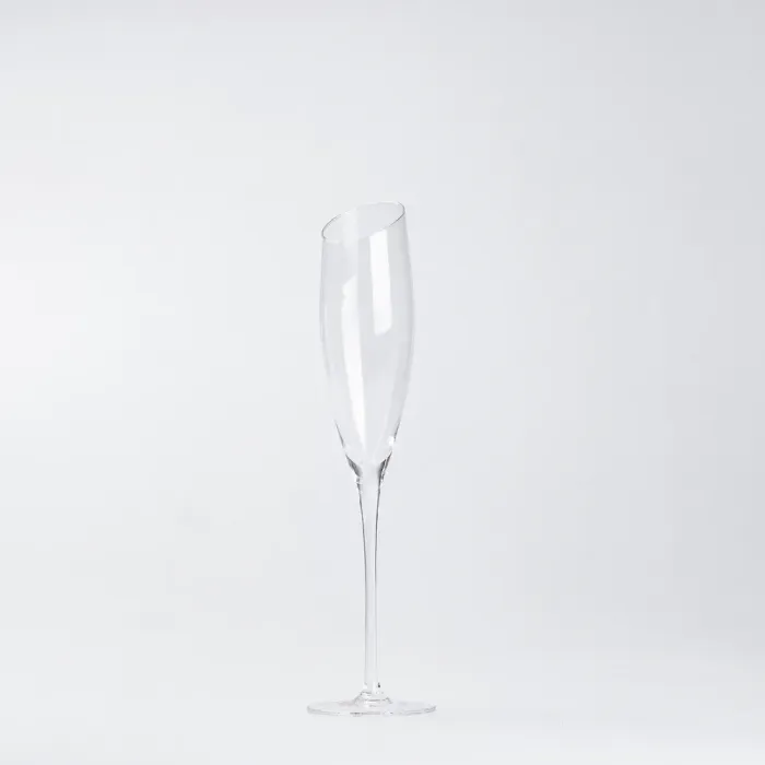 Бокал для шампанского фигурный из тонкого стекла набор 6 шт. (HP100) - изображение 3