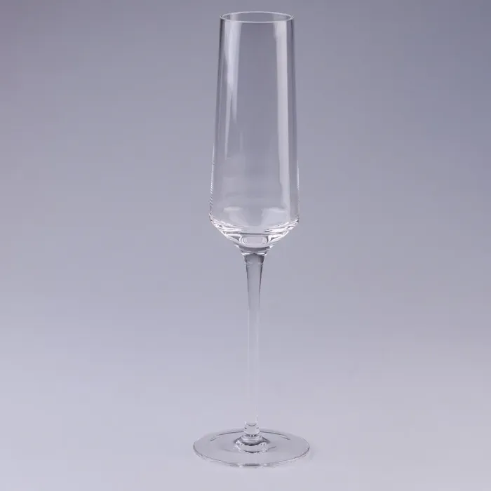 Бокал для шампанского фигурный из тонкого стекла набор 6 шт. (HP102) - изображение 4