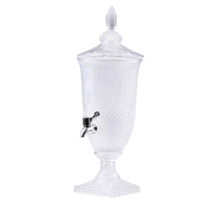 Лимонадниця з краном для напоїв 2 л з товстого скла (HP128) - зображення 1