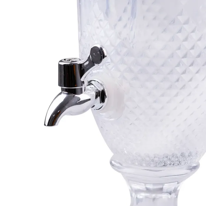 Лимонадниця з краном для напоїв 2 л з товстого скла (HP128) - зображення 4