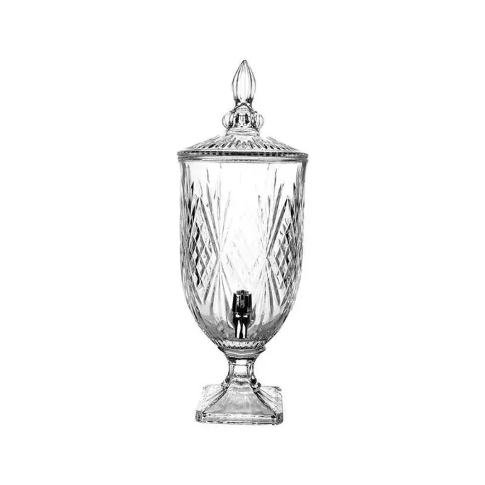 Лимонадниця з краном для напоїв 5 л з товстого скла (HP130) - зображення 1