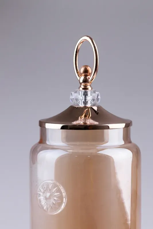 Лимонадниця з краном на металевій підставці для напоїв 2 л зі скла (HP132) - зображення 4