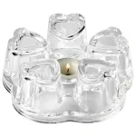 Підсвічник скляний для чайної свічки, підставка підігрівач для заварювального чайника (HP134)