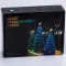 Розумна гірлянда роса 250 LED лампочок світлодіодна управління телефоном і пульт USB зелений провід 2,5 м 10 ліній кольорова (1733043ML)