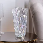 Ваза для цветов стеклянная прозрачная хамелеон 23,5 см (HP137)