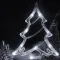 Гірлянда штора 3х0,9 м зірка і ялинка на 120 LED лампочок світлодіодна 8 режимів біла (1733071W)