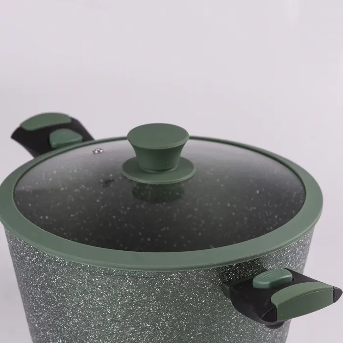 Набор кастрюль с антипригарным гранитным покрытием и толстым дном 2.5/3.5/4.5 л (HP653) - изображение 8
