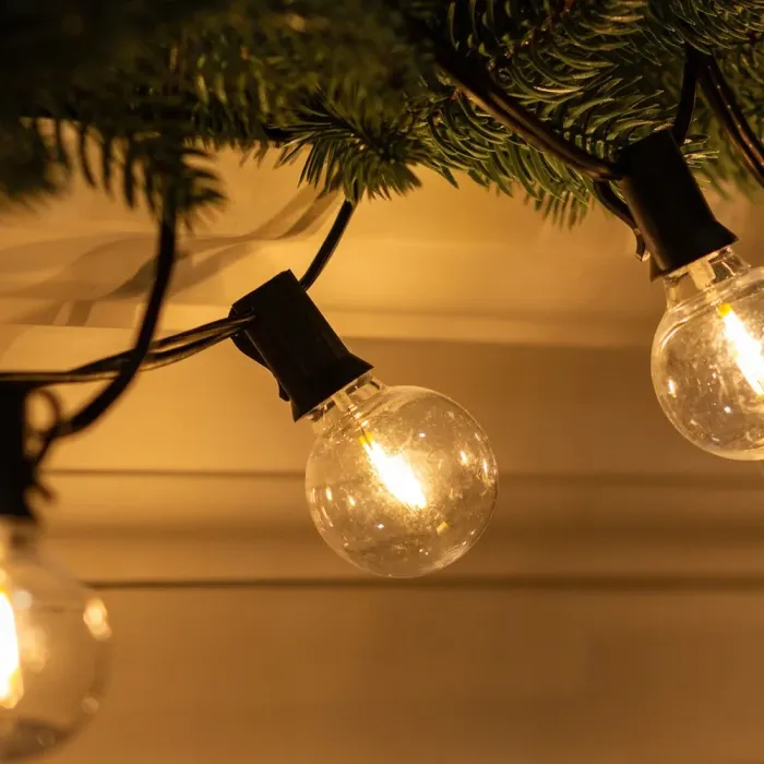 Гірлянда вулична в стилі ретро світлодіодна G40 на 20 LED ламп довжиною 10 метрів жовта (1733073Y) - зображення 2