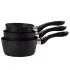 Набір ковшів 3 предмети чорний (HP655)