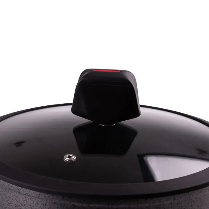 Каструля 2 літри з антипригарним гранітним покриттям та товстим дном • 20 см (HP658) - зображення 3