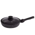 Сковорода с крышкой и антипригарным гранитным покрытием 24 см (HP664)