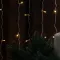 Гирлянда штора 1,5х1,5 м 160 LED светодиодный медный провод 8 нитей Желтый (ZWM2160LEDY)