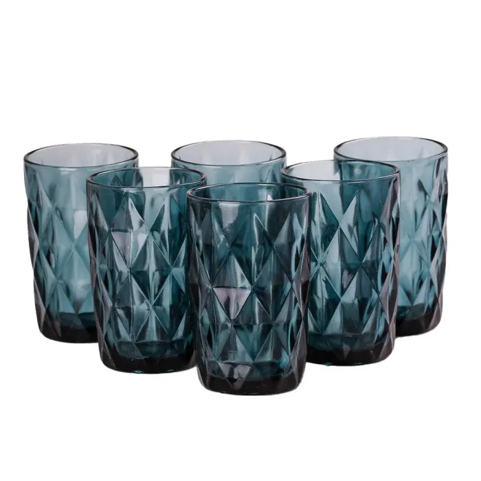 Стакан для напитков гранитный из толстого стекла набор 6 шт. - изображение 3