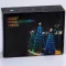 Розумна гірлянда роса 200 LED лампочок світлодіодна управління телефоном і пульт USB білий провід 2 м 10 ліній кольорова (1733042ML)