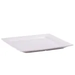 Тарілка підставна квадратна з порцеляни 26 см велика біла плоска тарілка (HP607)